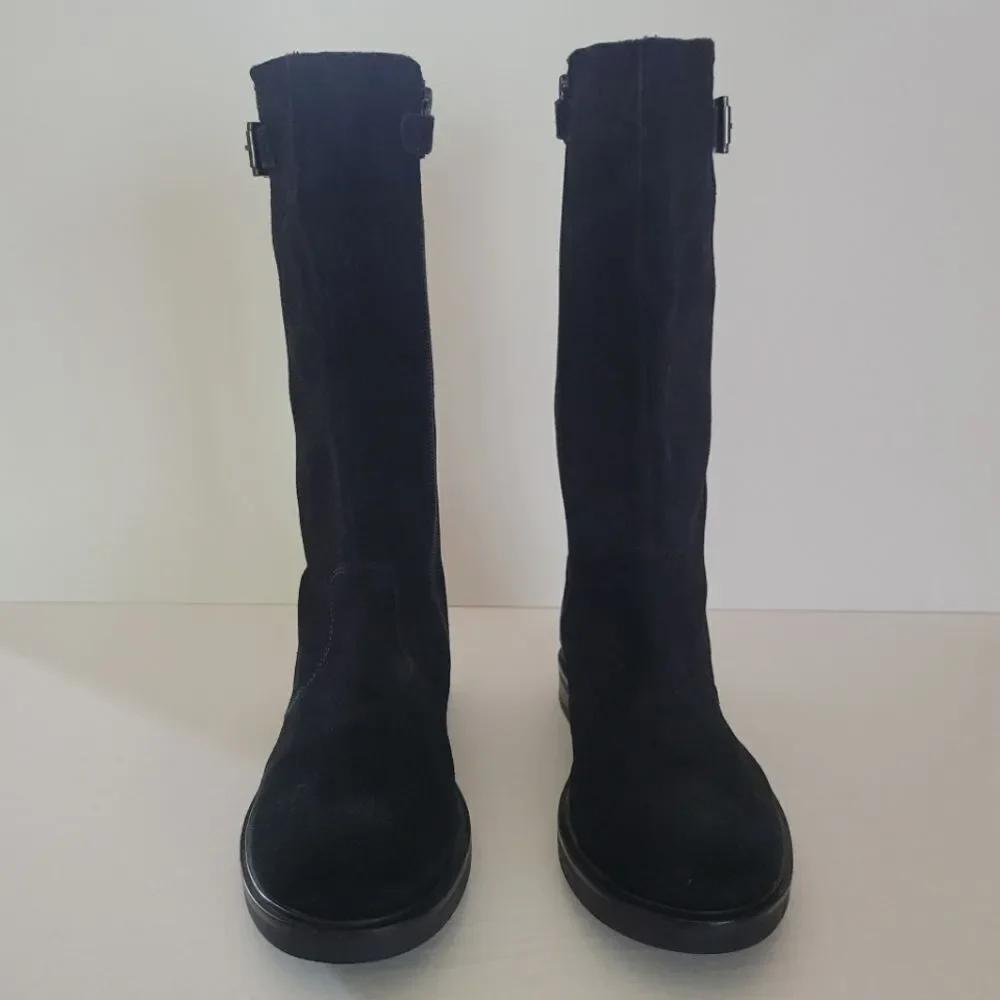Lands' End Black Women's Suede Boots